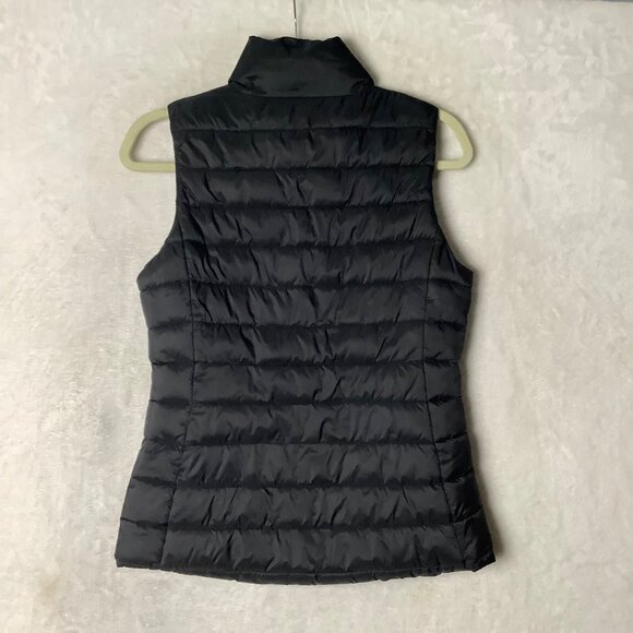 Old Navy Active Puffer Narrow Channel Vest Women XS Black Nylon Polyester - Picture 2 of 9